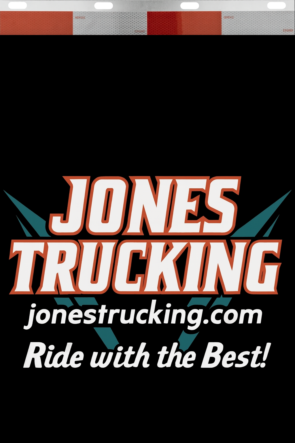 Custom Two-Color Semi-Truck, Work Truck, Box Truck Mud Flaps | Create Your Own Mud Flaps | Add Your Own Logo Or Text | Custom Mud Flap Template Designs | Mud Flaps For Compliance & Business Growth