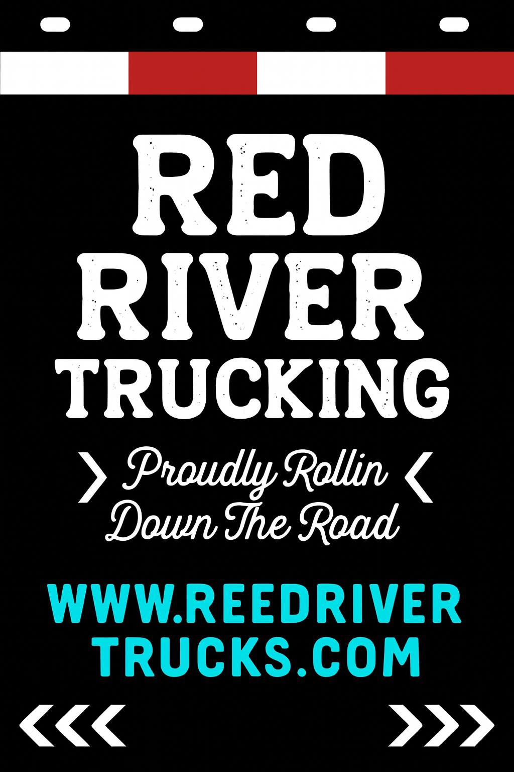 Custom Two-Color Semi-Truck, Work Truck, Box Truck Mud Flaps | Create Your Own Mud Flaps | Add Your Own Logo Or Text | Custom Mud Flap Template Designs | Mud Flaps For Compliance & Business Growth