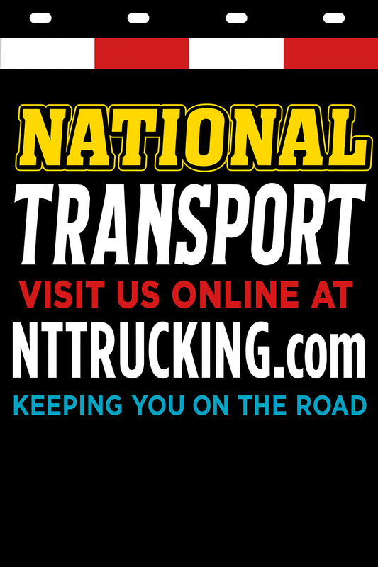 Custom Two-Color Semi-Truck, Work Truck, Box Truck Mud Flaps | Create Your Own Mud Flaps | Add Your Own Logo Or Text | Custom Mud Flap Template Designs | Mud Flaps For Compliance & Business Growth