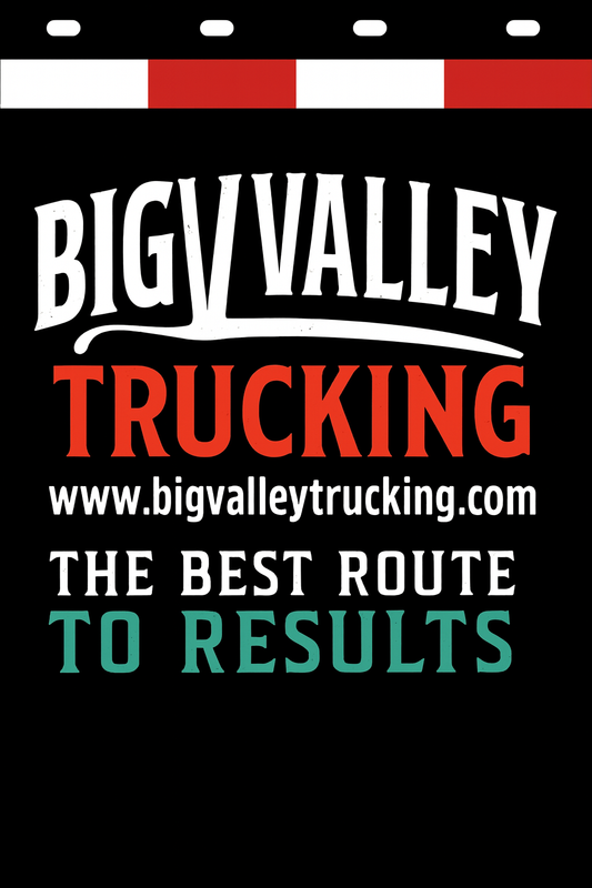 Custom Two-Color Semi-Truck, Work Truck, Box Truck Mud Flaps | Create Your Own Mud Flaps | Add Your Own Logo Or Text | Custom Mud Flap Template Designs | Mud Flaps For Compliance & Business Growth
