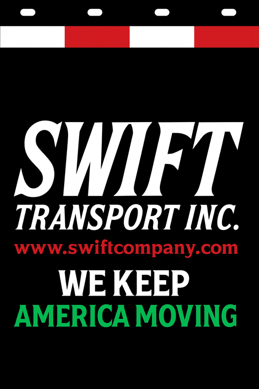Custom Two-Color Semi-Truck, Work Truck, Box Truck Mud Flaps | Create Your Own Mud Flaps | Add Your Own Logo Or Text | Custom Mud Flap Template Designs | Mud Flaps For Compliance & Business Growth