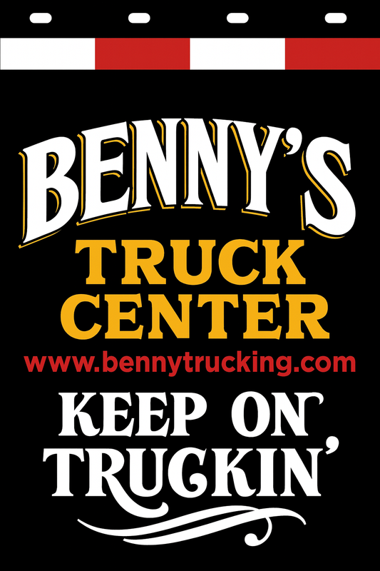 Custom Two-Color Semi-Truck, Work Truck, Box Truck Mud Flaps | Create Your Own Mud Flaps | Add Your Own Logo Or Text | Custom Mud Flap Template Designs | Mud Flaps For Compliance & Business Growth