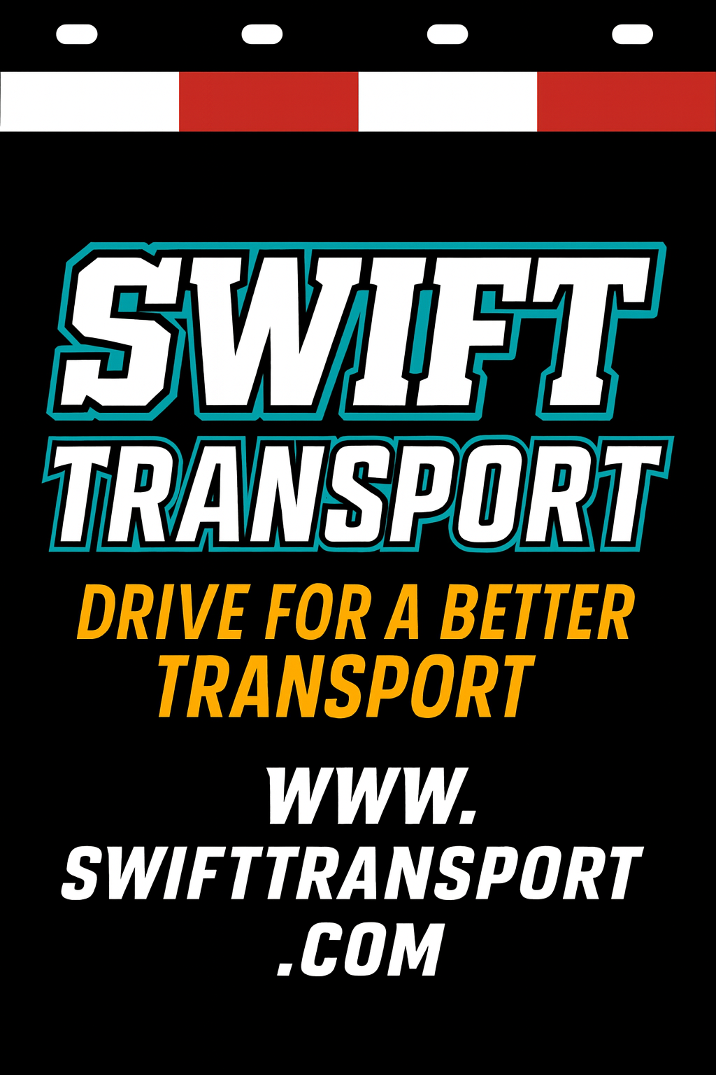Custom Two-Color Semi-Truck, Work Truck, Box Truck Mud Flaps | Create Your Own Mud Flaps | Add Your Own Logo Or Text | Custom Mud Flap Template Designs | Mud Flaps For Compliance & Business Growth