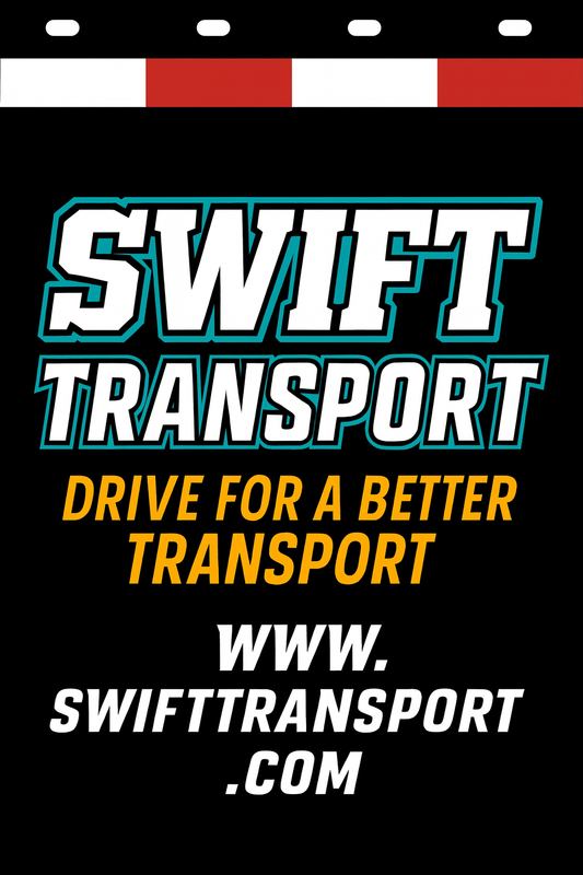Custom Two-Color Semi-Truck, Work Truck, Box Truck Mud Flaps | Create Your Own Mud Flaps | Add Your Own Logo Or Text | Custom Mud Flap Template Designs | Mud Flaps For Compliance & Business Growth