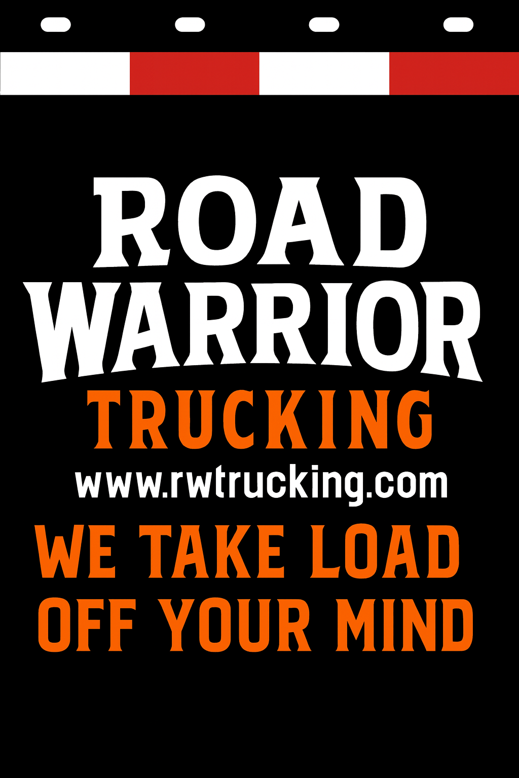 Custom Two-Color Semi-Truck, Work Truck, Box Truck Mud Flaps | Create Your Own Mud Flaps | Add Your Own Logo Or Text | Custom Mud Flap Template Designs | Mud Flaps For Compliance & Business Growth