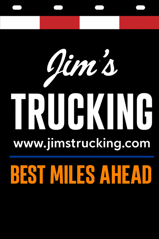 Custom Two-Color Semi-Truck, Work Truck, Box Truck Mud Flaps | Create Your Own Mud Flaps | Add Your Own Logo Or Text | Custom Mud Flap Template Designs | Mud Flaps For Compliance & Business Growth