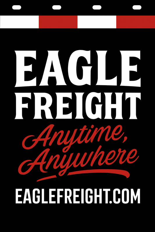 Custom Two-Color Semi-Truck, Work Truck, Box Truck Mud Flaps | Create Your Own Mud Flaps | Add Your Own Logo Or Text | Custom Mud Flap Template Designs | Mud Flaps For Compliance & Business Growth