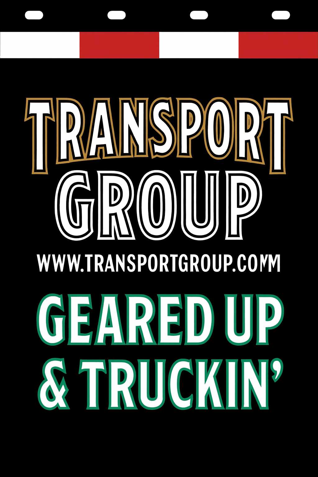 Custom Two-Color Semi-Truck, Work Truck, Box Truck Mud Flaps | Create Your Own Mud Flaps | Add Your Own Logo Or Text | Custom Mud Flap Template Designs | Mud Flaps For Compliance & Business Growth
