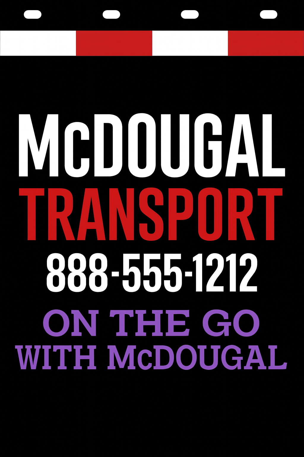 Custom Two-Color Semi-Truck, Work Truck, Box Truck Mud Flaps | Create Your Own Mud Flaps | Add Your Own Logo Or Text | Custom Mud Flap Template Designs | Mud Flaps For Compliance & Business Growth