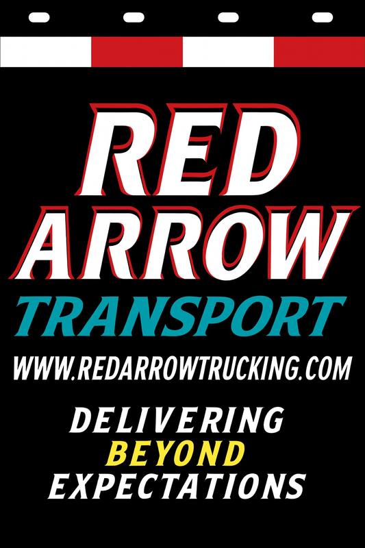 Custom Two-Color Semi-Truck, Work Truck, Box Truck Mud Flaps | Create Your Own Mud Flaps | Add Your Own Logo Or Text | Custom Mud Flap Template Designs | Mud Flaps For Compliance & Business Growth