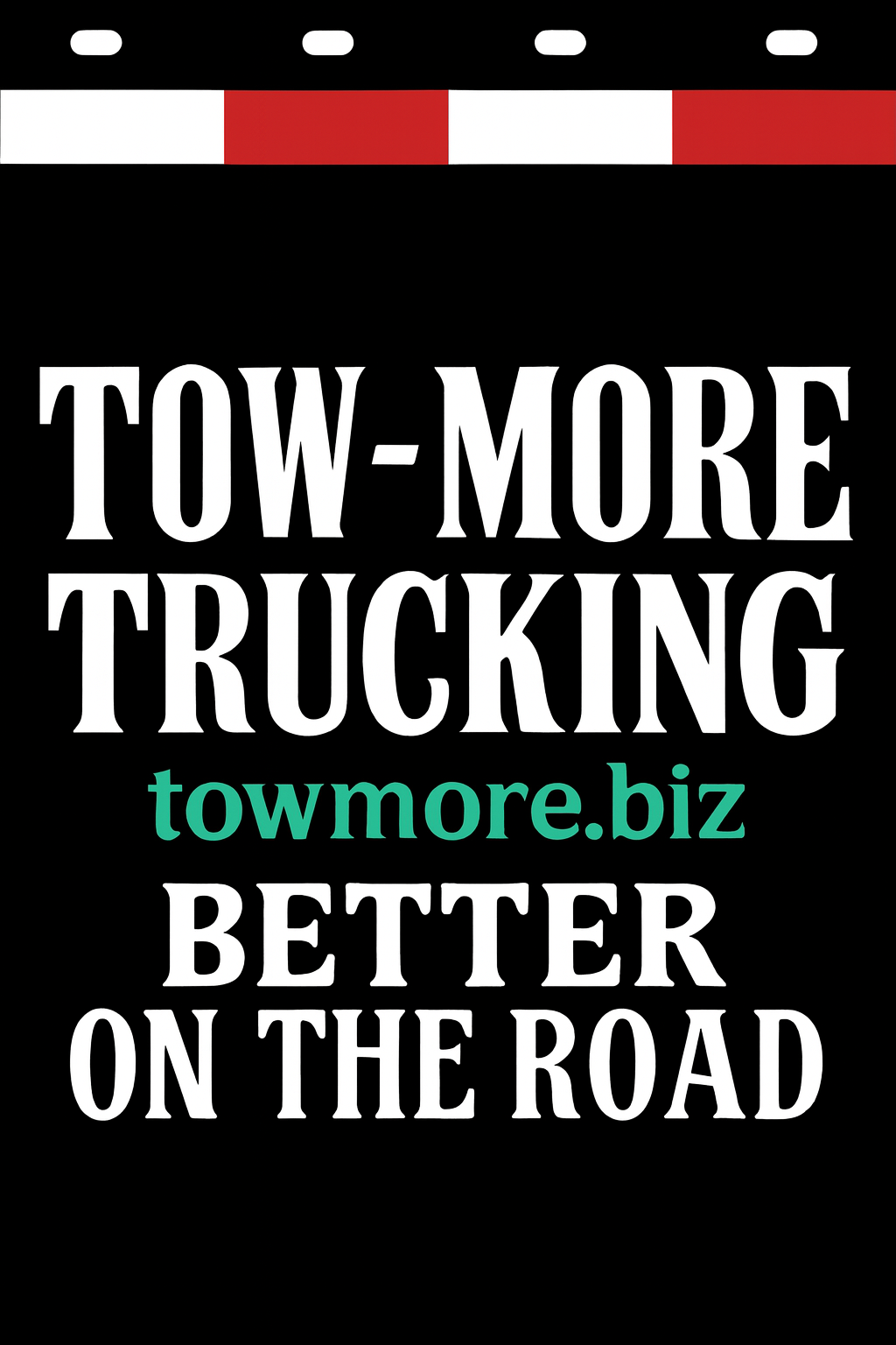 Custom Two-Color Semi-Truck, Work Truck, Box Truck Mud Flaps | Create Your Own Mud Flaps | Add Your Own Logo Or Text | Custom Mud Flap Template Designs | Mud Flaps For Compliance & Business Growth