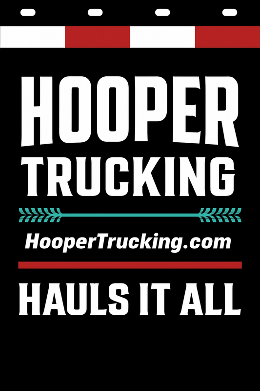 Custom Two-Color Semi-Truck, Work Truck, Box Truck Mud Flaps | Create Your Own Mud Flaps | Add Your Own Logo Or Text | Custom Mud Flap Template Designs | Mud Flaps For Compliance & Business Growth
