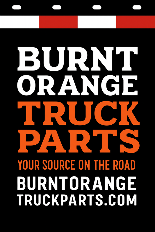 Custom Two-Color Semi-Truck, Work Truck, Box Truck Mud Flaps | Create Your Own Mud Flaps | Add Your Own Logo Or Text | Custom Mud Flap Template Designs | Mud Flaps For Compliance & Business Growth
