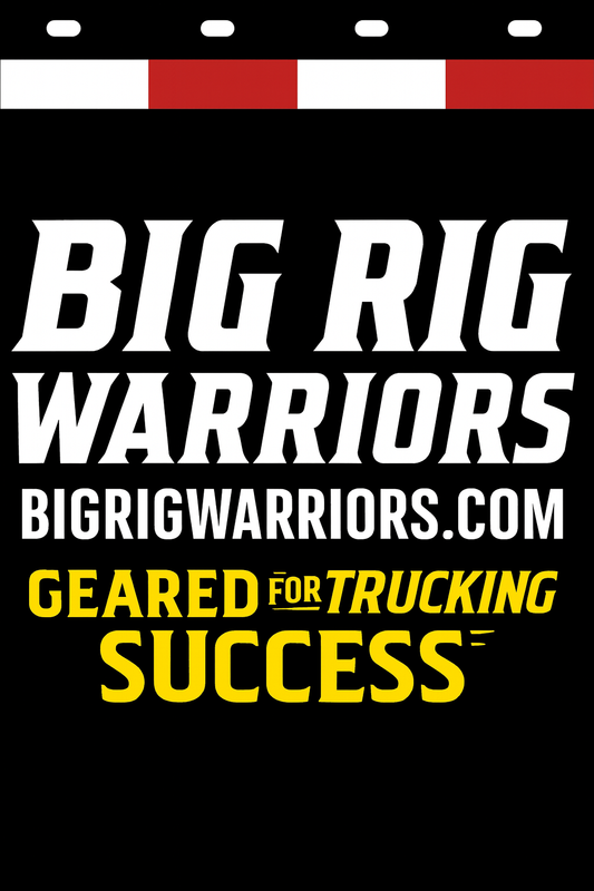 Custom Two-Color Semi-Truck, Work Truck, Box Truck Mud Flaps | Create Your Own Mud Flaps | Add Your Own Logo Or Text | Custom Mud Flap Template Designs | Mud Flaps For Compliance & Business Growth