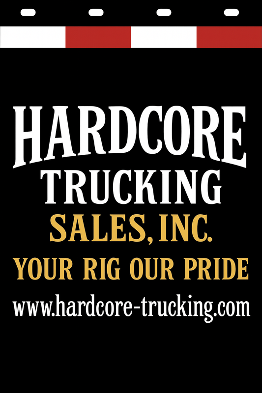 Custom Two-Color Semi-Truck, Work Truck, Box Truck Mud Flaps | Create Your Own Mud Flaps | Add Your Own Logo Or Text | Custom Mud Flap Template Designs | Mud Flaps For Compliance & Business Growth