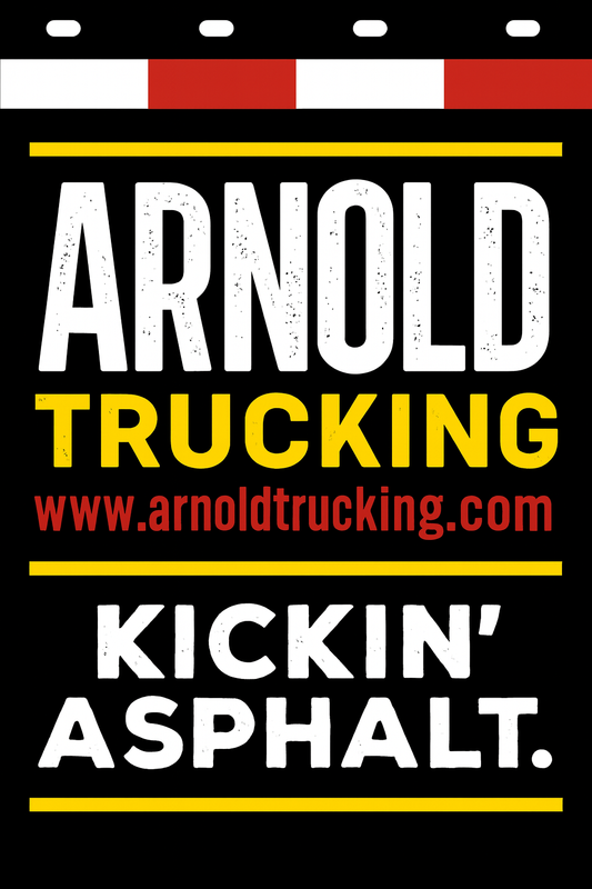 Custom Two-Color Semi-Truck, Work Truck, Box Truck Mud Flaps | Create Your Own Mud Flaps | Add Your Own Logo Or Text | Custom Mud Flap Template Designs | Mud Flaps For Compliance & Business Growth