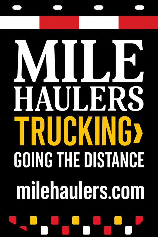 Custom Two-Color Semi-Truck, Work Truck, Box Truck Mud Flaps | Create Your Own Mud Flaps | Add Your Own Logo Or Text | Custom Mud Flap Template Designs | Mud Flaps For Compliance & Business Growth
