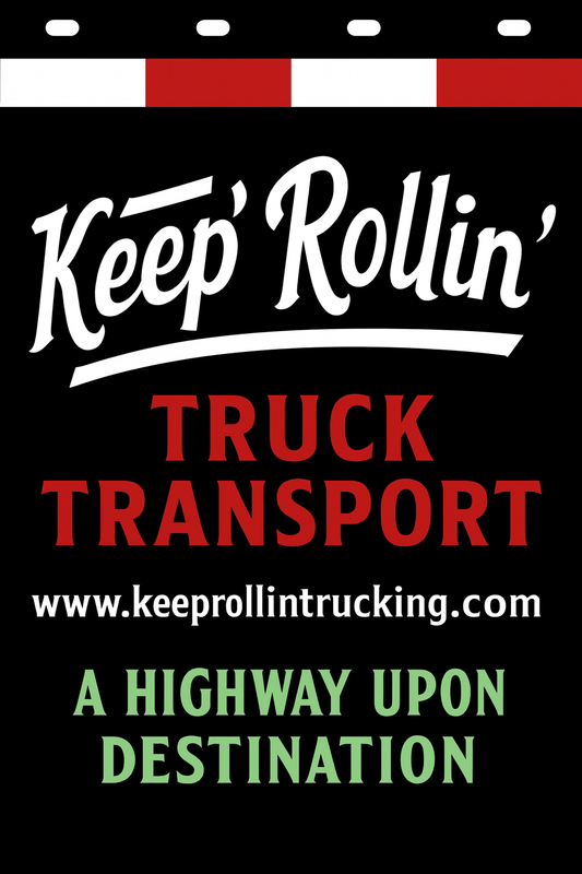 Custom Two-Color Semi-Truck, Work Truck, Box Truck Mud Flaps | Create Your Own Mud Flaps | Add Your Own Logo Or Text | Custom Mud Flap Template Designs | Mud Flaps For Compliance & Business Growth