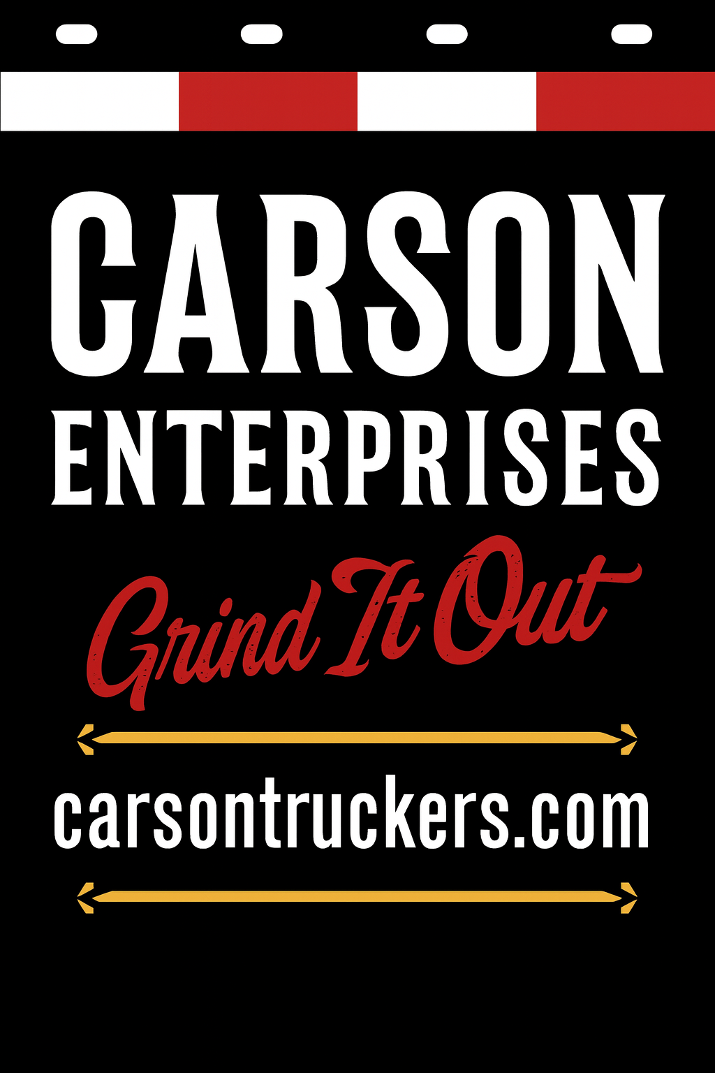 Custom Two-Color Semi-Truck, Work Truck, Box Truck Mud Flaps | Create Your Own Mud Flaps | Add Your Own Logo Or Text | Custom Mud Flap Template Designs | Mud Flaps For Compliance & Business Growth