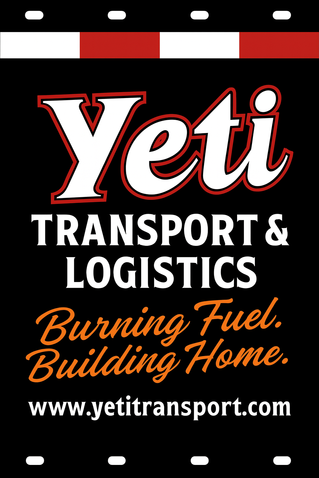 Custom Two-Color Semi-Truck, Work Truck, Box Truck Mud Flaps | Create Your Own Mud Flaps | Add Your Own Logo Or Text | Custom Mud Flap Template Designs | Mud Flaps For Compliance & Business Growth