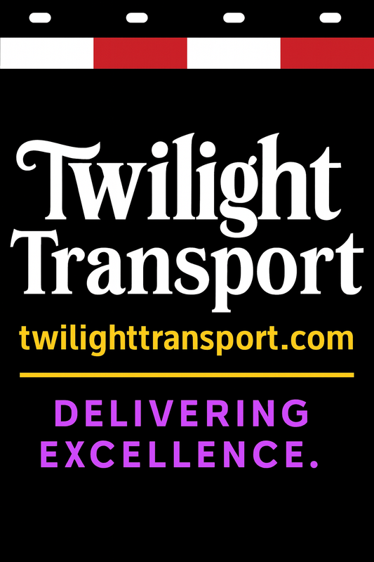 Custom Two-Color Semi-Truck, Work Truck, Box Truck Mud Flaps | Create Your Own Mud Flaps | Add Your Own Logo Or Text | Custom Mud Flap Template Designs | Mud Flaps For Compliance & Business Growth