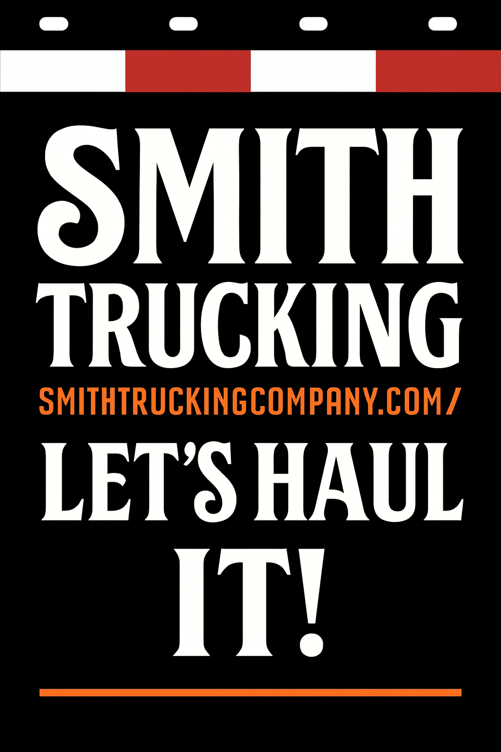 Custom Two-Color Semi-Truck, Work Truck, Box Truck Mud Flaps | Create Your Own Mud Flaps | Add Your Own Logo Or Text | Custom Mud Flap Template Designs | Mud Flaps For Compliance & Business Growth