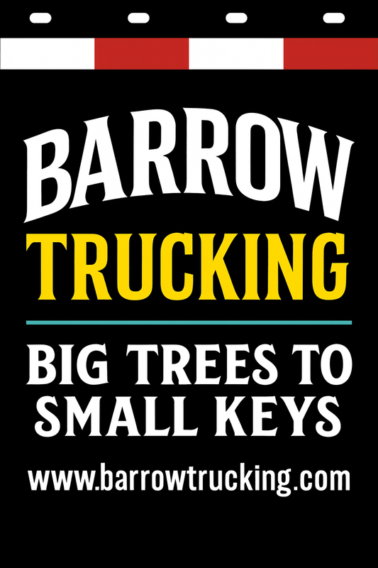 Custom Two-Color Semi-Truck, Work Truck, Box Truck Mud Flaps | Create Your Own Mud Flaps | Add Your Own Logo Or Text | Custom Mud Flap Template Designs | Mud Flaps For Compliance & Business Growth