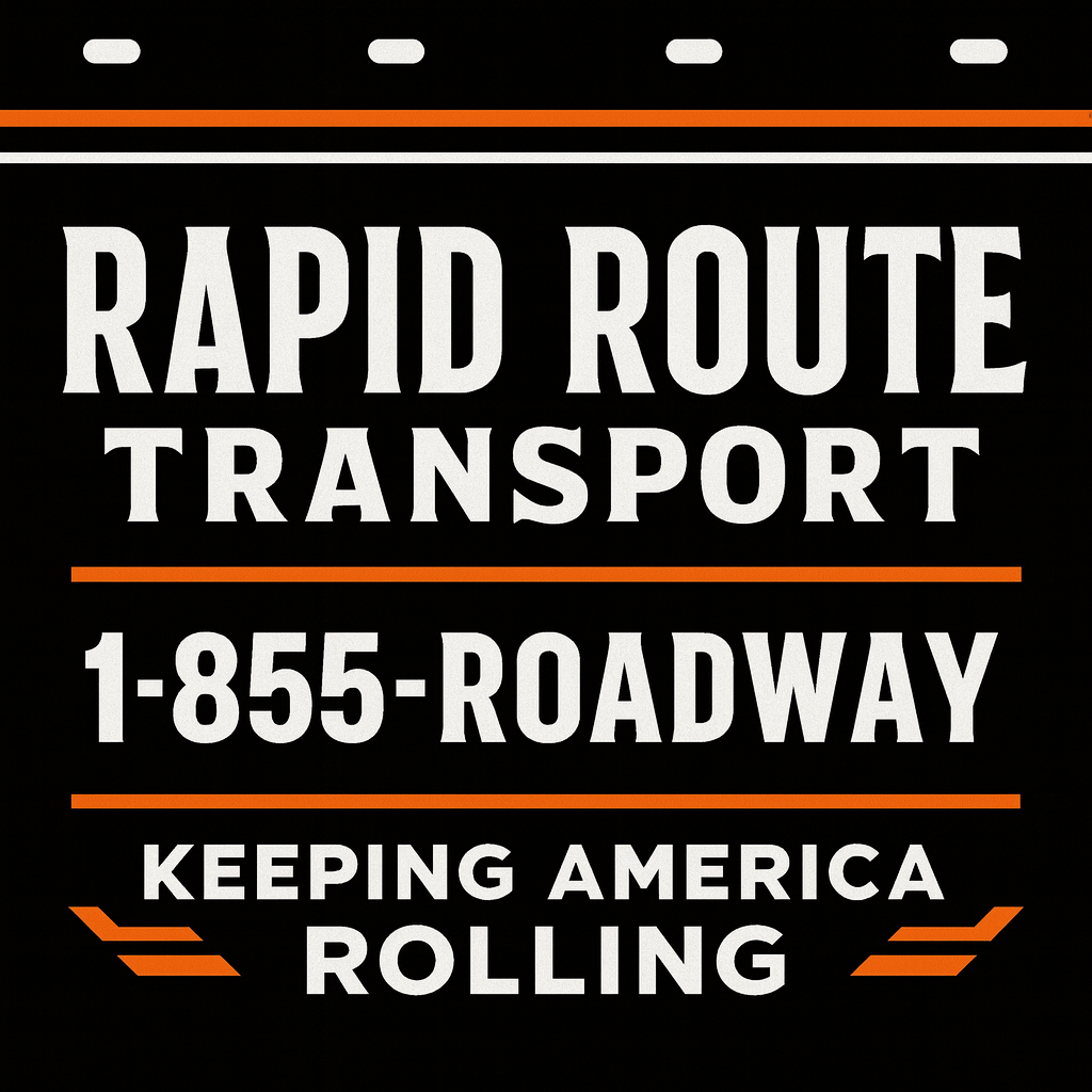 Custom Two-Color Semi-Truck, Work Truck, Box Truck Mud Flaps | Create Your Own Mud Flaps | Add Your Own Logo Or Text | Custom Mud Flap Template Designs | Mud Flaps For Compliance & Business Growth
