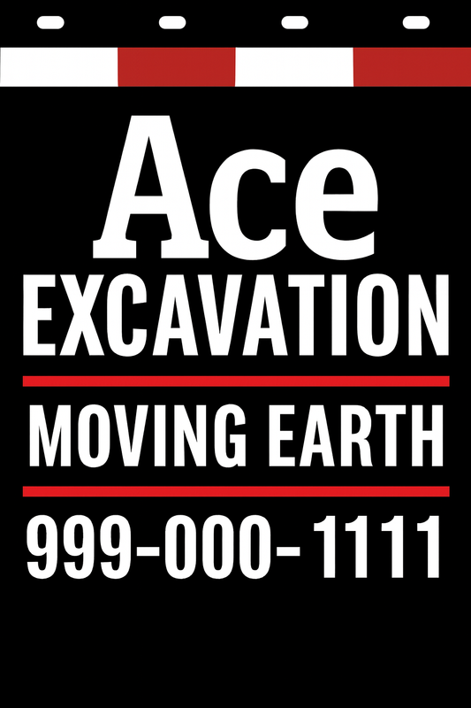 Custom Two-Color Semi-Truck, Work Truck, Box Truck Mud Flaps | Create Your Own Mud Flaps | Add Your Own Logo Or Text | Custom Mud Flap Template Designs | Mud Flaps For Compliance & Business Growth
