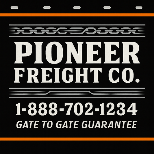 Custom Two-Color Semi-Truck, Work Truck, Box Truck Mud Flaps | Create Your Own Mud Flaps | Add Your Own Logo Or Text | Custom Mud Flap Template Designs | Mud Flaps For Compliance & Business Growth