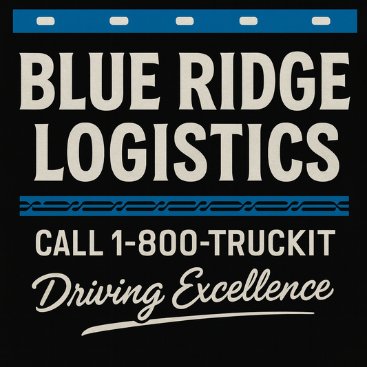 Custom Two-Color Semi-Truck, Work Truck, Box Truck Mud Flaps | Create Your Own Mud Flaps | Add Your Own Logo Or Text | Custom Mud Flap Template Designs | Mud Flaps For Compliance & Business Growth