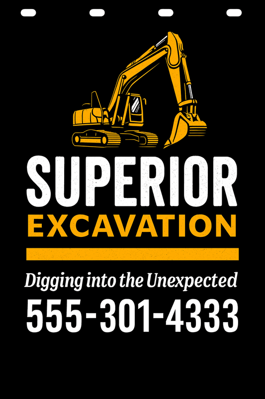 Custom Two-Color Semi-Truck, Work Truck, Box Truck Mud Flaps | Create Your Own Mud Flaps | Add Your Own Logo Or Text | Custom Mud Flap Template Designs | Mud Flaps For Compliance & Business Growth