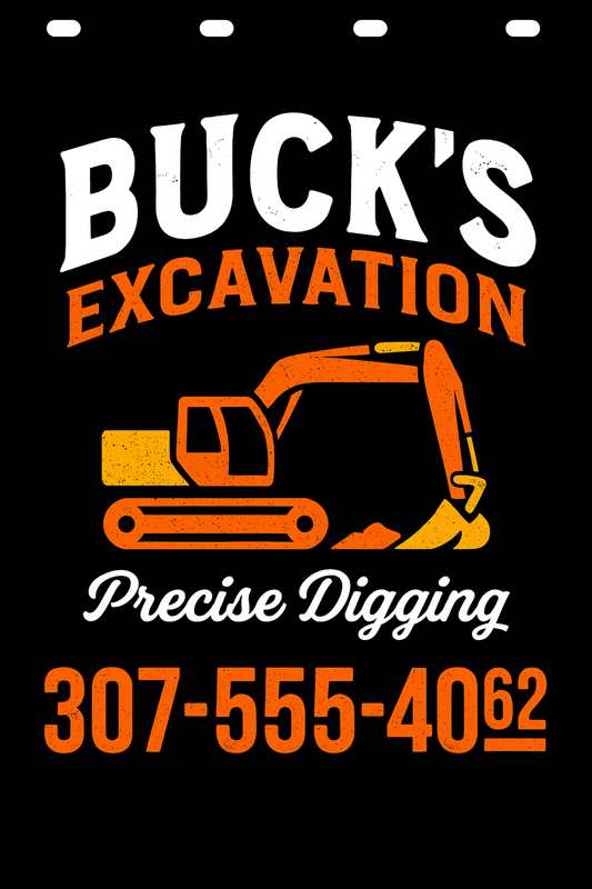 Custom Two-Color Semi-Truck, Work Truck, Box Truck Mud Flaps | Create Your Own Mud Flaps | Add Your Own Logo Or Text | Custom Mud Flap Template Designs | Mud Flaps For Compliance & Business Growth