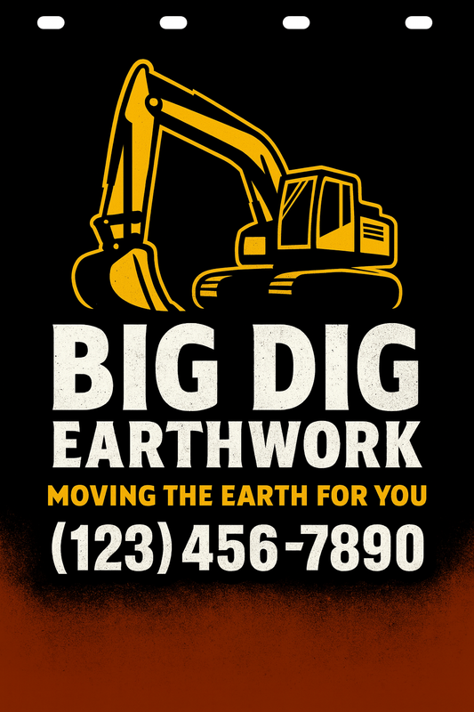 Custom Two-Color Semi-Truck, Work Truck, Box Truck Mud Flaps | Create Your Own Mud Flaps | Add Your Own Logo Or Text | Custom Mud Flap Template Designs | Mud Flaps For Compliance & Business Growth