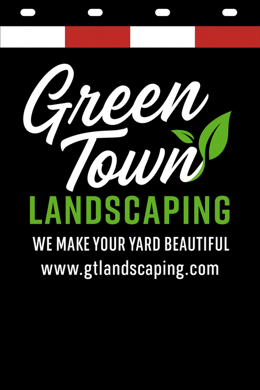Custom Two-Color Semi-Truck, Work Truck, Box Truck Mud Flaps | Create Your Own Mud Flaps | Add Your Own Logo Or Text | Custom Mud Flap Template Designs | Mud Flaps For Compliance & Business Growth
