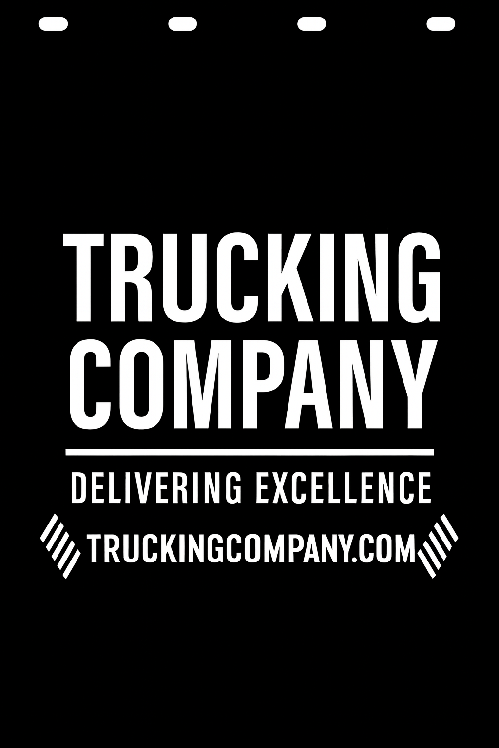 Custom Semi-Truck, Work Truck, Box Truck Mud Flap | Create Your Own Mud Flaps | Add Your Own Logo Or Text | Custom Mud Flap Template Designs v39