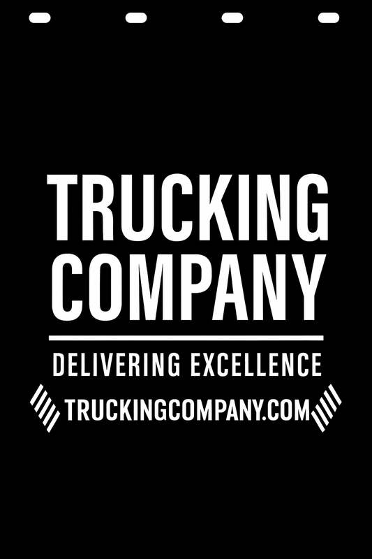 Custom Semi-Truck, Work Truck, Box Truck Mud Flap | Create Your Own Mud Flaps | Add Your Own Logo Or Text | Custom Mud Flap Template Designs v39