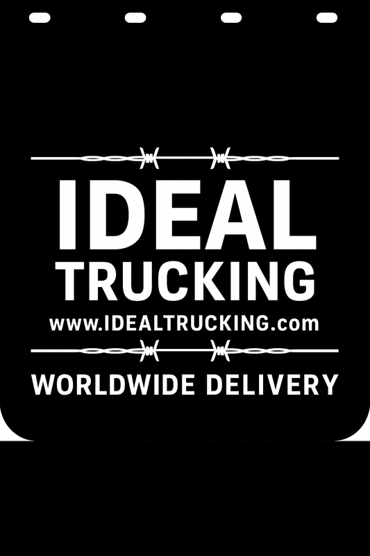 Custom Semi-Truck, Work Truck, Box Truck Mud Flap | Create Your Own Mud Flaps | Add Your Own Logo Or Text | Custom Mud Flap Template Designs v36