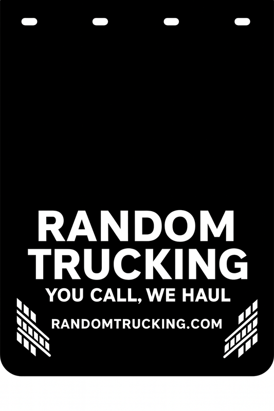 Custom Semi-Truck, Work Truck, Box Truck Mud Flap | Create Your Own Mud Flaps | Add Your Own Logo Or Text | Custom Mud Flap Template Designs v35