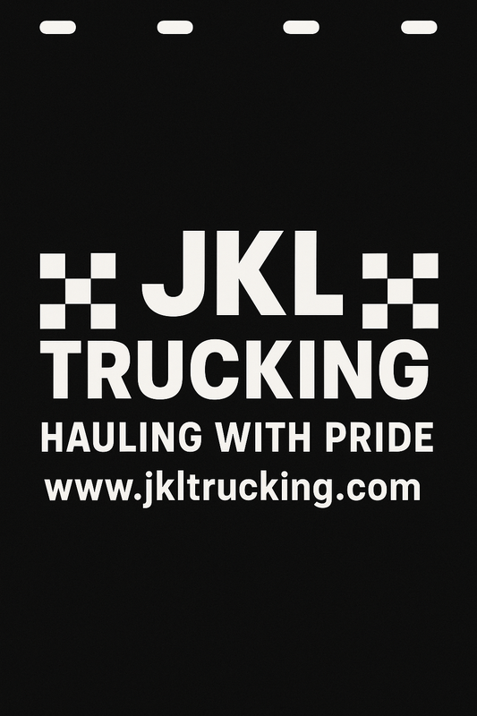 Custom Semi-Truck, Work Truck, Box Truck Mud Flap | Create Your Own Mud Flaps | Add Your Own Logo Or Text | Custom Mud Flap Template Designs v116