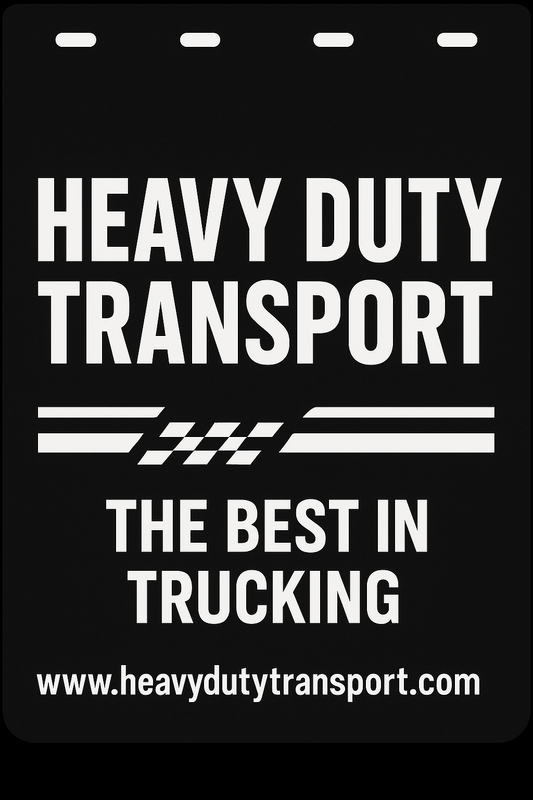 Custom Semi-Truck, Work Truck, Box Truck Mud Flap | Create Your Own Mud Flaps | Add Your Own Logo Or Text | Custom Mud Flap Template Designs v86