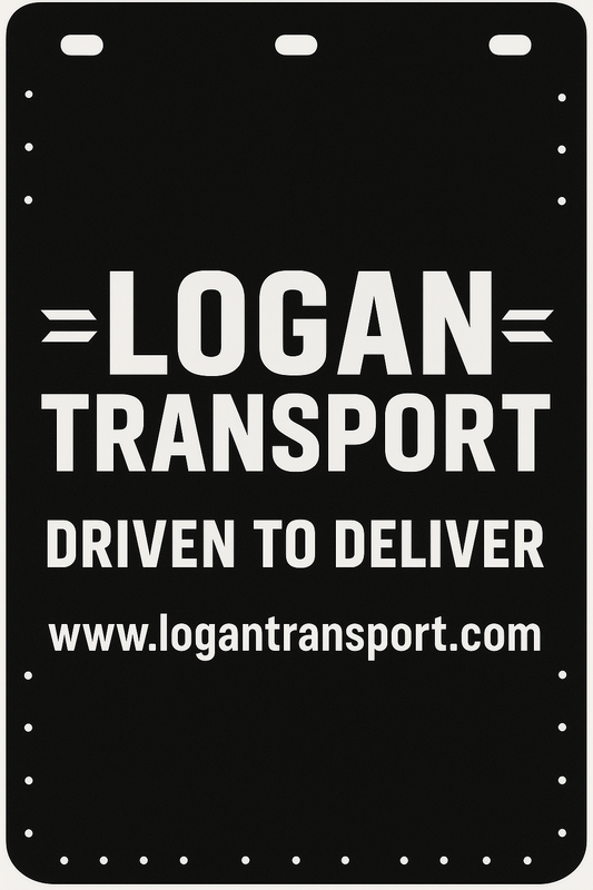 Custom Semi-Truck, Work Truck, Box Truck Mud Flap | Create Your Own Mud Flaps | Add Your Own Logo Or Text | Custom Mud Flap Template Designs v84