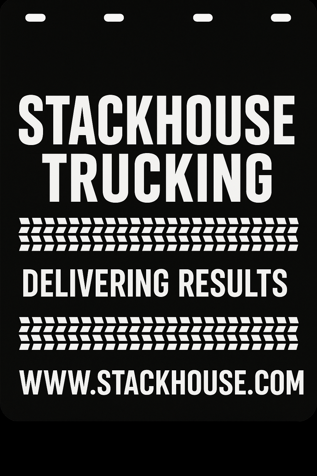 Custom Semi-Truck, Work Truck, Box Truck Mud Flap | Create Your Own Mud Flaps | Add Your Own Logo Or Text | Custom Mud Flap Template Designs v83