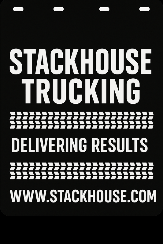 Custom Semi-Truck, Work Truck, Box Truck Mud Flap | Create Your Own Mud Flaps | Add Your Own Logo Or Text | Custom Mud Flap Template Designs v83
