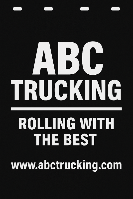 Custom Semi-Truck, Work Truck, Box Truck Mud Flap | Create Your Own Mud Flaps | Add Your Own Logo Or Text | Custom Mud Flap Template Designs v78