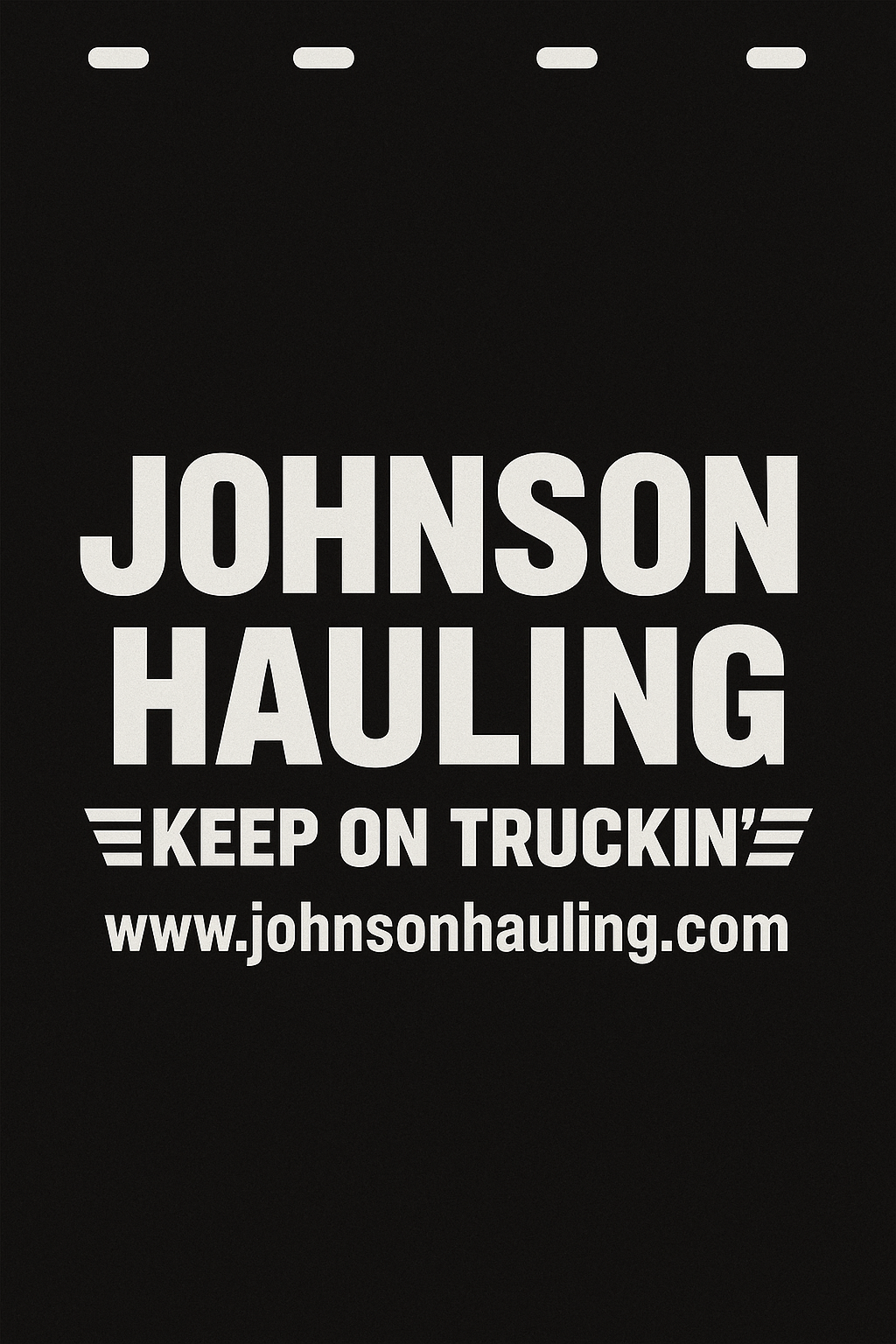 Custom Semi-Truck, Work Truck, Box Truck Mud Flap | Create Your Own Mud Flaps | Add Your Own Logo Or Text | Custom Mud Flap Template Designs v58