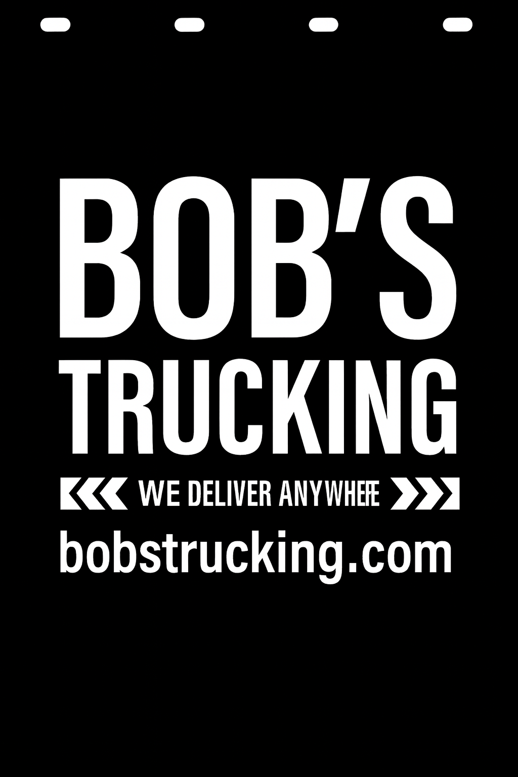 Custom Semi-Truck, Work Truck, Box Truck Mud Flap | Create Your Own Mud Flaps | Add Your Own Logo Or Text | Custom Mud Flap Template Designs v123