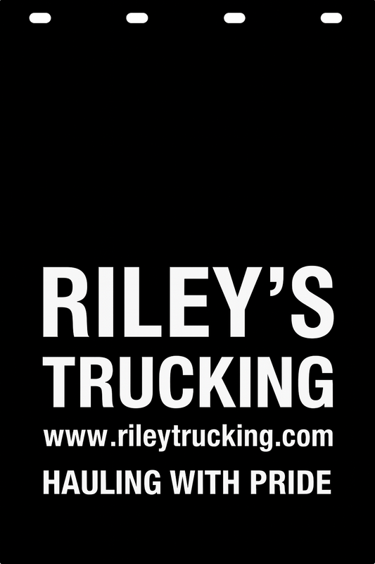 Custom Semi-Truck, Work Truck, Box Truck Mud Flap | Create Your Own Mud Flaps | Add Your Own Logo Or Text | Custom Mud Flap Template Designs v126