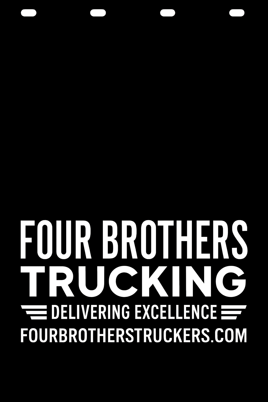 Custom Semi-Truck, Work Truck, Box Truck Mud Flap | Create Your Own Mud Flaps | Add Your Own Logo Or Text | Custom Mud Flap Template Designs v130