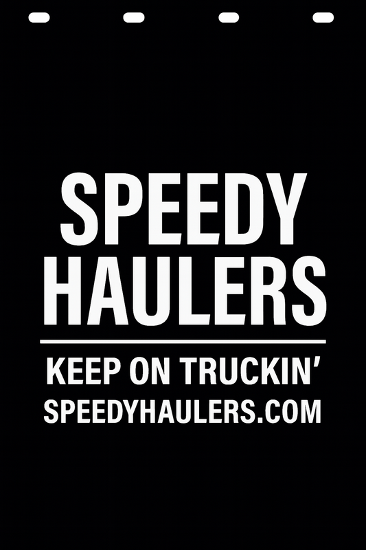 Custom Semi-Truck, Work Truck, Box Truck Mud Flap | Create Your Own Mud Flaps | Add Your Own Logo Or Text | Custom Mud Flap Template Designs v136